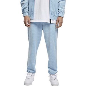 Southpole AOP Velour Pants Joggingbroek voor heren, van fluweel, in 2 kleuren, S-XXL, Lichtblauw