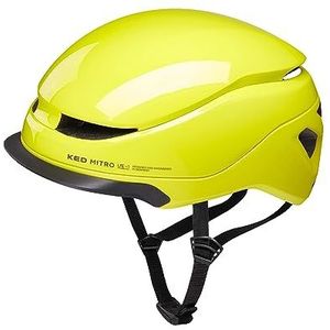 KED Mitro UE1 City fietshelm, geel, maat M (52-58 cm)