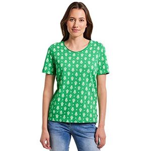 Cecil B320170 T-shirt met korte mouwen voor dames, Vers groen