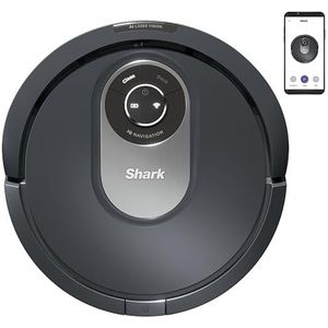 Shark AI RV2001EU Robotstofzuiger, tot 90 minuten looptijd, ultraClean, zelfreinigende borstelrol, WLAN-app, Alexa compatibel