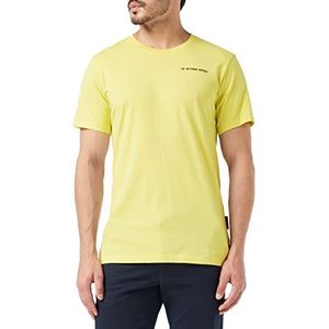 G-STAR RAW Base R Logo T-shirt voor heren, geel (Lemonade 336-504)