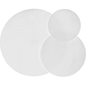 Macherey & Nagel ML-0285 100 stuks ronde cellulosefilters glad stikstofvrij wit MN 321 snel (5 s) diameter 5,5 cm