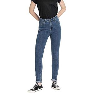 Lee Ivy dames jeans, Blauw (Clean Play Zh).