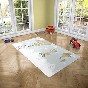 Oedim Vloerkleed voor kinderkamer van pvc, 95 x 95 cm, pvc-tapijt, vinylvloer, woondecoratie, Sintasol vloer, kinderbeschermingsvloer