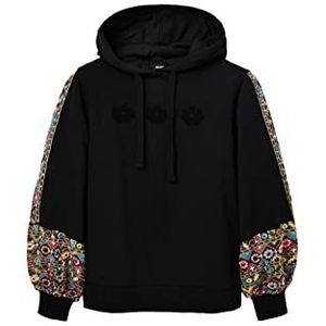 Desigual Sweat-shirt pour femme, Noir, L