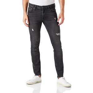 JACK & JONES Jeans voor heren, zwart, 28W/32L, Zwarte jeans