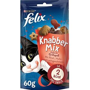 Felix KnabberMix Kattensnoepjes, 8 stuks (8 x 60 g)