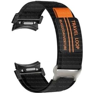 Quick Fit Trail Loop Armband voor Samsung Galaxy Watch 6 Classic 43 mm 47 mm 5Pro 45 mm Geen openingen Nylon Armband Galaxy 6 40 mm 44 mm, Agaat