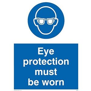 Viking Signs MP281-A5P-3M Eye Protection Must Be Worn, 3 mm, 200 mm H x 150 mm L
