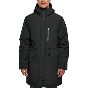 Urban Classics Lichte parka heren jas, zwart, XL, zwart.