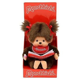 Monchichi Meisje 20cm met Boek