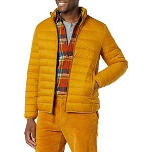 Amazon Essentials Veste matelassée légère imperméable pour homme (disponible en grandes tailles larges), jaune doré (taille XXL)