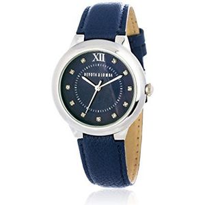 Devota & Lomba Japans uurwerk voor dames, 38,50 mm, blauw, peque, O band, Blauw, PEQUEÑO, band
