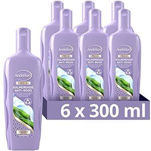 Andrélon Kalmerende speciale shampoo tegen roos en voor een rustige hoofdhuid, 6 x 300 ml