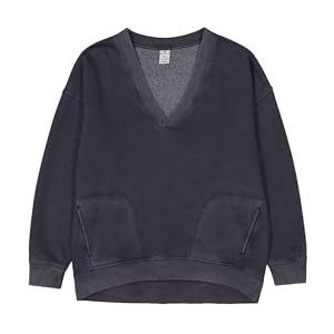 Champion Legacy Vintage Wash W (117636) - nano-fleece V-hals sweatshirt voor dames, Zwart (Nbk), XXS