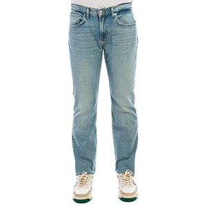 7 For All Mankind Heren JSSCC100 Jeans Regular lichtblauw, Lichtblauw