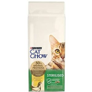 Kattenchow - Purina Cat Chow kat steriliseert rijk aan kip, 15 kg