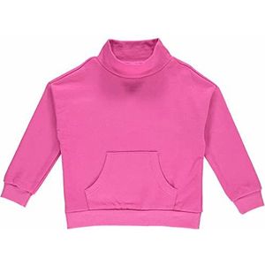 Fred'S World By Green Cotton Sweat-Shirt À Col Rond Pull Fille, Fuchsia, 128