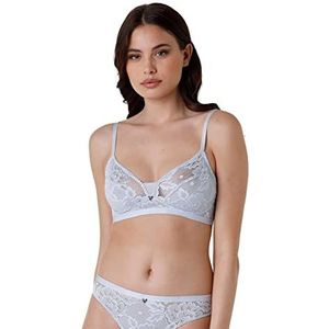 LOVABLE Sans armatures Anniversary Lace Soutien-gorge, bleu clair, 36B femme, bleu ciel, taille du fabricant 90D