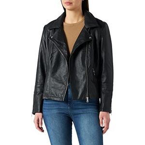 ONLY Carmakoma NOS Caremmy Faux Leather Biker Noos Damesjas, zwart.