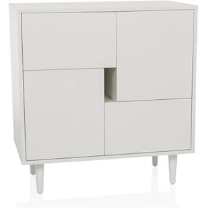 LYKKJA - Commode - Wit - Melaminehars - Praktische Opbergruimte