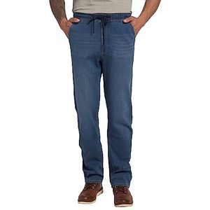 JP 1880 Flexnamic® jeans, rechte pasvorm, slip-on jeans voor heren, Middelgrote steen