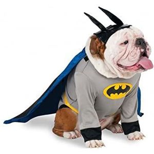 Rubie's Officieel DC Batman-kostuum voor honden, maat XXL, van hals tot staart, 91 cm, borst 81 cm
