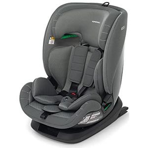 Foppapedretti Pitstop i-Size siège auto pour enfant avec hauteur de 76 à 150 cm, gris