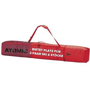 Atomic, Skizak, 205 x 24 x 20,5 cm, in lengte verstelbaar, polyester, dubbele skitas, rood/rood, AL5045240