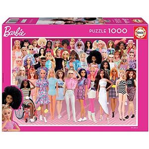 Educa - 1000 stukjes puzzel voor volwassenen | Barbie puzzel van 1000 stukjes, afmetingen: 68 x 48 cm, inclusief Fix puzzel om de puzzel op te hangen als je klaar bent. Vanaf 14 jaar (19268)