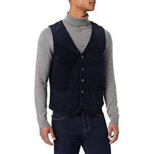 TOM TAILOR heren colbertvest effen, 10668 - Sky Captain Blue