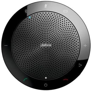 Jabra Speak 510 luidspreker, draagbaar, Bluetooth, luidspreker voor conferenties, verbinding met laptops, smartphones en tablets, USB-aansluiting, zwart