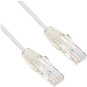 StarTech.com 1m CAT6 kabel, smalle CAT6-patchkabel, grijs, RJ45-stekker, Gigabit Ethernet-kabel, 28 AWG (N6PAT100CMGRS)