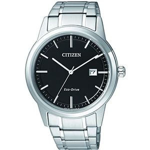 Citizen Eco-Drive analoog herenhorloge, zwart., armband