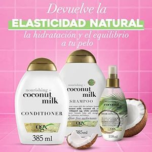 OGX Coconut Milk Bundle Routine Complete Kokosmelk Shampoo 385 ml + Conditioner 385 ml + Vochtinbrengende olie 118 ml