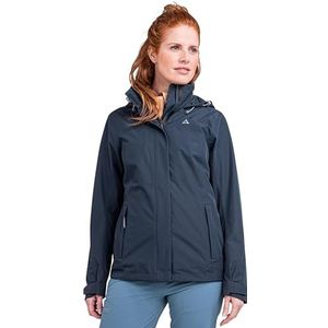 Schöffel Gmund L Regenjas voor dames, marineblauwe blazer, 46