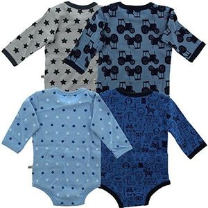 Pippi Bodysuit voor baby jongens, blauw (725), 50, Blauw (725)
