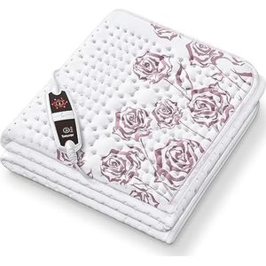 Beurer UB 75 chauffe-matelas, avec six réglages de température et chauffage rapide, 1 place, Blanc, 150 x 80 cm