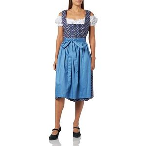 BERWIN & WOLFF TRACHT FOLKLORE LANDHAUS Robe pour femme, bleu, 34