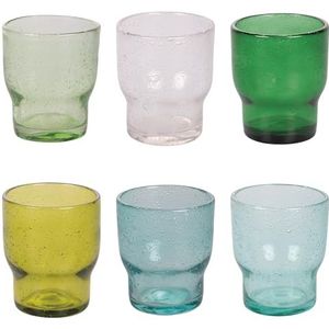 Villa d'Este Home Tivoli Greenery, Unico Waterglazen, 325 ml, 6 stuks