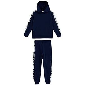 DeFacto Pyjama voor jongens, marineblauw, 5-6 jaar, Navy Blauw