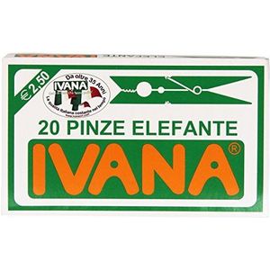 Ivana - Olifant wasknijper - 20 klemmen