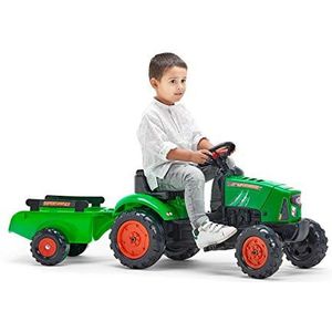 Supercharger - Traptractor - Groen - Inclusief Aanhanger
