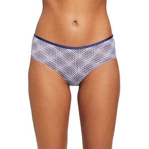 ESPRIT Shorts Rcs Minimal Print Dames Shorts, Donkerblauw