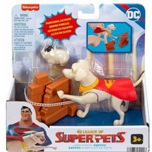 Krypto HGL12 HGL12 HGL12 Super Hond, set met super-coup, figuur van de Superman hond met speciale functie en accessoires, speelgoed voor kinderen, vanaf 3 jaar