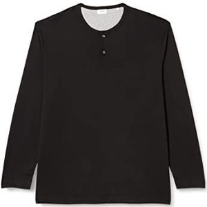 s.Oliver Heren T-shirt met lange mouwen, zwart, maat L, zwart, zwart.