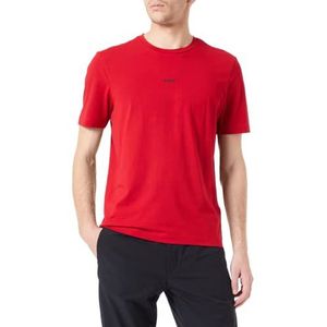 BOSS Tchup T-shirt, felrood, M, heren, lichtrood, M, Helder rood