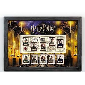 Harry Potter Zweinstein miniatuur ingelijste poster Sheet