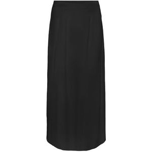 VERO MODA Vmmenny Hw Ankle Slit Skirt Wvn Ga Noos Damesrok, zwart., XS