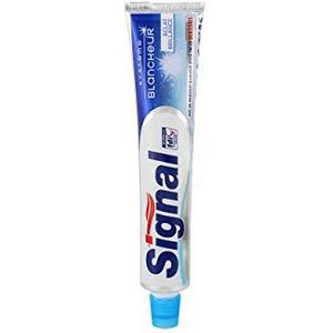 Signal Dentifrice Système Blancheur Eclat Brillance 75ml, Dents Blanches & Eclatantes, Santé Dentaire